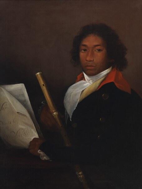 The Flutist, oil on canvas 1785-1810, artist yet to be identified. Courtesy of the Diplomatic Reception Rooms, U.S. Department of State